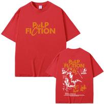 Movie Pulp Fiction T Shirts Quentin Tarantino Film Kill Bill T-shirt Men Women Casual High Quality Soft Cotton Crewneck Tshirt S