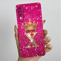 Luxury Crown Letter Case For Samsung Galaxy A50 A30S A50S Liquid Back Cover Matte Silicone Camera Protection Couple Phone Case Galaxy A50