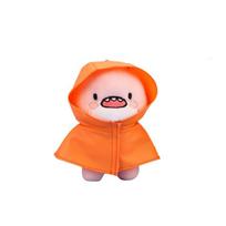 Lovely Fat Shark Plush Toy Couple Backpack Keychain Bag Cartoon Doll Pendant Decoration rožinė
