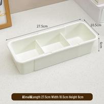 Retractable Drawer Storage Box with Dividers - Multifunctional Organizer for Cosmetics and Underwear See Details