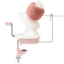 Feb.Yarn Ball Winder Manual Effortless Yarn Spinner Portable Yarn Ball Roller Spinner For Crocheting Knitting Tool rožinė