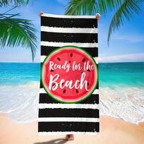 Cute cartoon shark print beach towel, children's marine animal towel, swimming towel 50x100cm