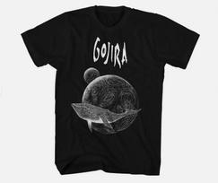 Gojira Band Space Tshirt Black Cotton Unisex All Sizes S To 5XL Unisex Unisex T-Shirt S įvairiaspalvis