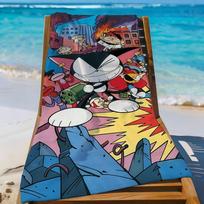Manga C-Cyborg Kuro-chanS Towel Sports Quick Dry Travel Camping Gear Sandproof Soft Light Large Beach Towel STJ40x70CM
