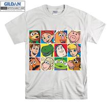 Toy Story 4 T-shirt Main Characters Cartoon T shirt Men Women Unisex Tshirt V422 L