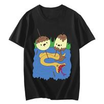 NEW Princess Bubblegum Rock T-shirt Adventure Time Cartoon Short Sleeved Men and Women Harajuku Y2k Fashion Autumn Winter Tees S