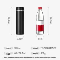 NHZHIW Smart Fingerprint Unlock Insulated Water Bottle