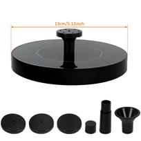 13/18cm Solar Fountain Pump Bird Bath Fountain Garden Outdoor Water Pool Pond Floating Decor With 6 Nozzles Solar Waterfall
