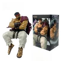 Žaidimo Street Fighter RYU PVC veiksmo figūrėlė Kolekcionuojamas modelis Žaislai 14cm with box black