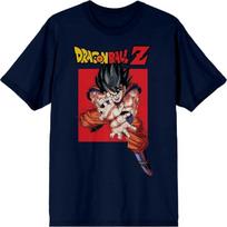 Dragon Ball Z Goku Men's Navy Graphic Tee S juoda