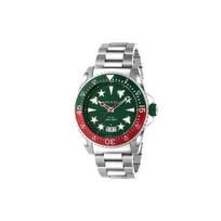 Gucci Dive serijos laikrodis Kvarcinis mechanizmas Nerūdijančio plieno apyrankė 45 mm Žalias ciferblatas Vyriški laikrodžiai Raudonas Juodas YA136222 Regular Watch Box,Brand-New Out of Warranty