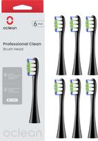 OCLEAN Professional Cleaning Brush Heads, 6-pack, Black (C04000277)