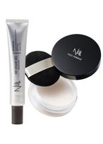 Face Powder for Minimizes Pores and Finishing Powder Standard Skin Face Powder BB Men Shine, (02 Tone, + Cream)