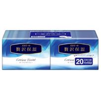 Elleair Pocket 14 tissues x 20 Luxurious Moisture Relief Tissues, Moisturizing, packs, 100% Pulp,
