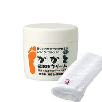 Azuma Trading Includes Imabari Heel Smoothing Cream 100g For hard and other areas with old Foot Pack Tabibijin Co., Ltd. [Same Price, Towel] (1 piece)