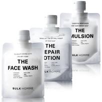BULK HOMME Facial Cleanser 100g Lotion 100ml Moisturizing Lotion 80g Facial Cleanser for Oily and Sensitive Skin Moisturizing Men's & & - Men's - balta