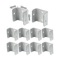 Fence Panel Clips Galvanized Steel Clips Rust Resistant Material 32mm