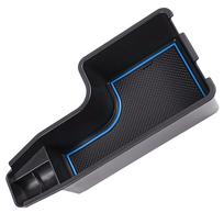 Center Console Organizer ABS Matte Finish Armrest Storage Box Replacement for Toyota Raize mėlyna