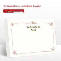 Velvet Finish Gold Stamped Certificate Inner Pages