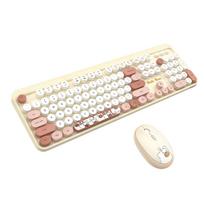 Wireless Retro Punk Keyboard And Mouse Set, Office Use,  Computer and Laptop Keyboard