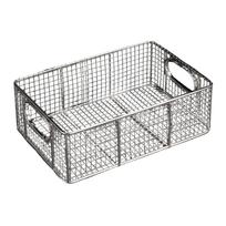 Deep Fry Basket French Fries Holder Snacks Container Food Basket Fryer Basket Bread Basket Stainless Steel Wire for Kitchen Home 30cmx25cmx10cm