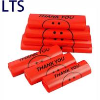 Red Smile Face Thickened Plastic Carry Bags