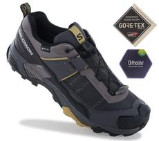 Salomon X ULTRA 5 GTX - GORE-TEX - Vyriški žygio batai Trekingo batai Pilki 491028 ORIGINALŪS EU 42 2/3 UK 8.5 pilka spalva