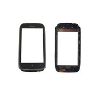 Vitre tactile - NOKIA - Lumia 610 - Noir - Assemblée sur châssis - Pièce de remplacement