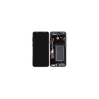 Ecran LCD et vitre tactile - SAMSUNG - Galaxy S9 Plus G965 - REFURB - Avec châssis - Noir juoda