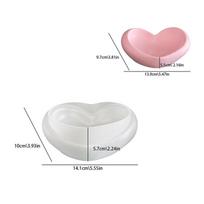 DIY Silicone Jewelry Box Mold Heart Hexagon Flower Storage Boxs Molds with Lid Epoxy Resin Mould Casting Crafting Macking Tool As picture
