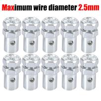 Motorcycle Throttle Cable Stopper Clamp Universal Choke Wire Adjuster Metal Buckle for E-Scooter Bicycle Kart ATV Accessories