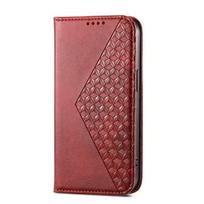 For Realme 15 12 13 14 Pro Plus 5G Book Case Magnet Leather Texture Wallet Funda Realme15 Phone Realmi 14 Pro+ 14X Flip Cover Realme 15 raudona