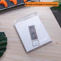 Tempura Oil-Absorbing Cooking/Baking Paper Mat for Kitchen & Oven Use