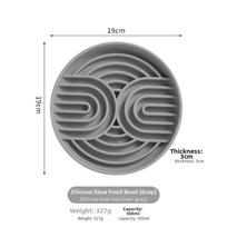 Silicone Slow Feeder Anti-Choking Non-Slip Slow Food Plate Eco-Friendly Anti-Gulping Pet Feeding Mat for High-Energy Pets pilka