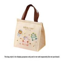 Cartoon Round 304 Stainless Steel Lunch Box with Compartments for Kids and Students