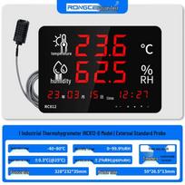 Rongce Industrial Digital Temperature & Humidity Meter RC812 (CN version)