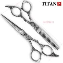 TITAN profesionalios kirpyklų kirpimo žirklės kirpimo plaukams retinimo žirklės Kirpėjo kirpyklos kirpimo žirklės 6,0 colio 6.0inch