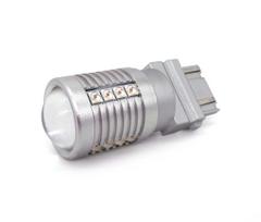 2 szt P27/7W żarówka LED 3157 12-24V CANBUS 2000lm czerwona Off-Road
