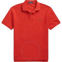 Polo Ralph Lauren Solid Color Polo Collar Short Sleeve Polo Shirt Men tops Red 710680784334 XL