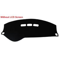 For Peugeot 508 508sw 508GT RXH 2010-2018 Dashmat Dashboard Cover Pad Mat trument Rug SunVisor Protect Carpet Car Accessories Black(Black Edge)