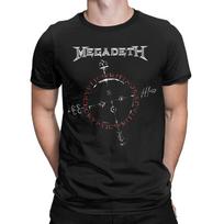 Vyriški marškinėliai Heavy Metal Megadeths Juokingi 100% medvilnės marškinėliai Trumpomis rankovėmis Marškinėliai Apvalia kaklo iškirpte Viršutiniai drabužiai Dovanojimo idėja XXXL tamsiai pilka spalva
