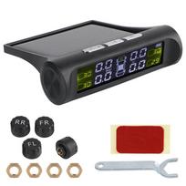 Tyre Pressure Monitoring System Car Accessories Tire Diagnostic Kit Digital LCD Display Solar TPMS juoda