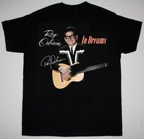 NAUJAS Roy Orbison In Dreams Albumas Dainininkas Juodas Visų Dydžių Marškinėlis OM134 S