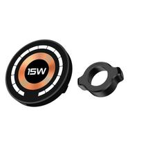 MagSafe Car Phone Holder: Magnetic Wireless Charger with 360° Rotation and Metal Arm