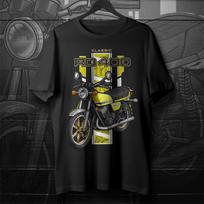 Yamaha RD400 1976-1979 T-shirt, Motociklo marškinėliai vairuotojams S