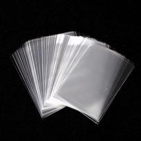 100Pcs Card Sleeves Protector Cards Transparent Playing Game Display Holder  Kids Toy Gift gray