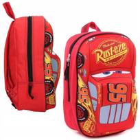 Cars 3 Lightning McQueen 3D Print Kids Backpack, Preschool Kindergarten Bag, Adjustable Straps, Red, 24x35x17cm