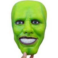 Terrifying Gold Carry Character Mask For Film Performances And Parties