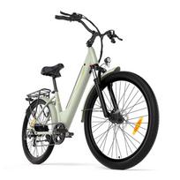 TOUROLL J1 Žalias ES kištukas Step-Thru 36V15.6Ah 250W Elektrinis dviratis žalia