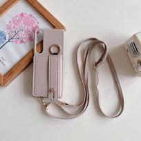 Wrist Strap Crossbody Ring Holder Magnetic Wallet Leather Case For Sony Xperia 1V 10V 5V 5IV 10IV 1IV 5V Long Lanyard Bag Cover Sony Xperia 1 IV chaki